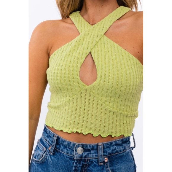 LE LIS CRISS CROSS CROP TOP SLEEVELESS - Picture 8 of 14